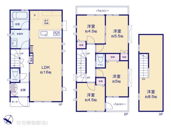 新築戸建 千葉県野田市中根36-68 東武野田線野田市駅 3,680万円