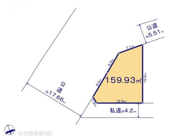 土地 埼玉県鶴ヶ島市大字藤金708 東武東上線若葉駅 1,780万円