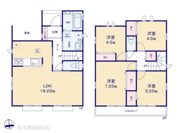 新築戸建 東京都府中市日新町３丁目5-1 JR南武線西府駅 5,190万円