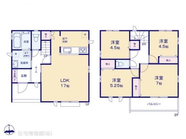 新築戸建 東京都府中市日新町３丁目5-1 JR南武線西府駅 5,390万円
