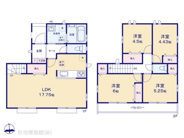 新築戸建 東京都府中市日新町３丁目5-1 JR南武線西府駅 5,550万円