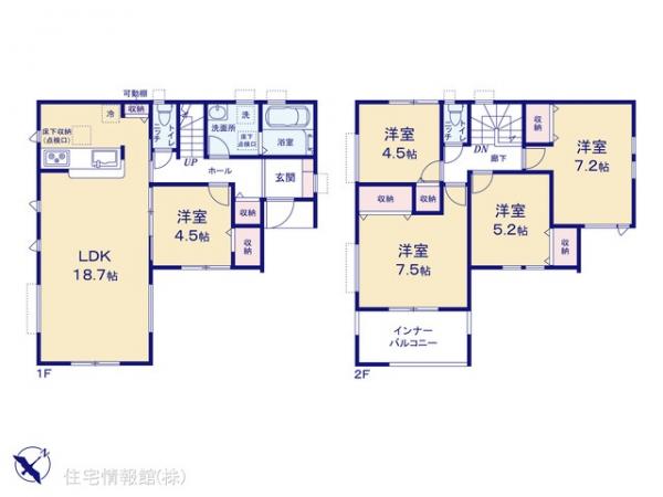 新築戸建 埼玉県ふじみ野市元福岡１丁目19-4 東武東上線上福岡駅 4,380万円