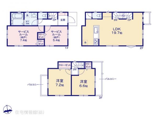 新築戸建 埼玉県さいたま市南区別所１丁目9 JR埼京線武蔵浦和駅 6,680万円