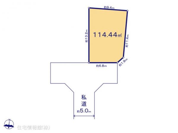 土地 東京都西東京市芝久保町３丁目1994-1 西武新宿線花小金井駅 5,280万円