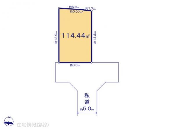 土地 東京都西東京市芝久保町３丁目1994-1 西武新宿線花小金井駅 5,280万円