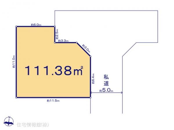 土地 東京都西東京市芝久保町３丁目1994-1 西武新宿線花小金井駅 5,380万円
