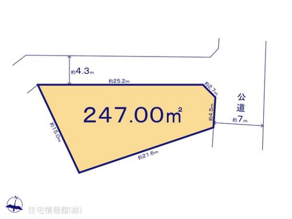 土地 千葉県千葉市花見川区横戸町1448-6 京成本線京成大和田駅 2,180万円