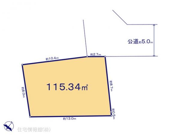 土地 東京都東村山市秋津町３丁目43-7 JR武蔵野線新秋津駅 3,380万円