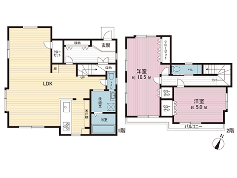 中古戸建 川越市的場２丁目 JR川越線的場駅 2,980万円