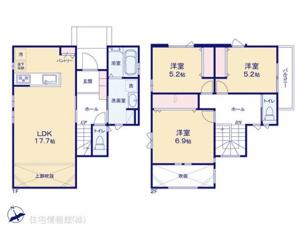 新築戸建 千葉県船橋市田喜野井５丁目997-25 京成松戸線薬園台駅 3,998万円