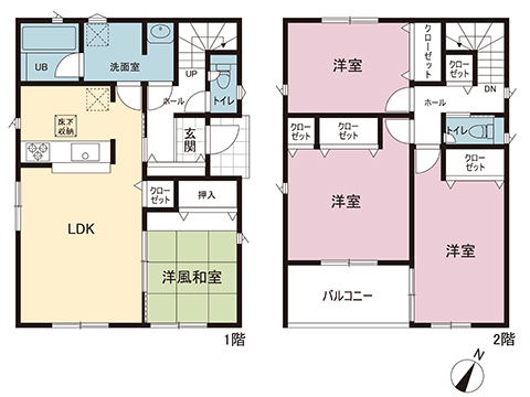 新築戸建 足柄上郡松田町松田惣領 小田急線新松田駅 2,980万円