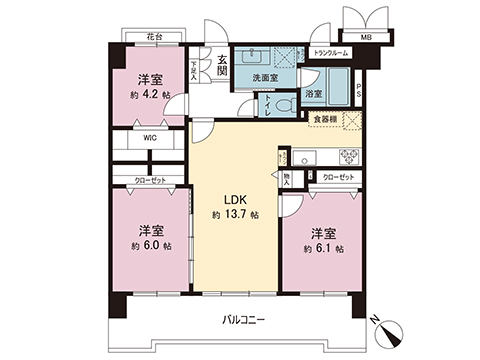 中古マンション 千葉市緑区おゆみ野３丁目 JR外房線鎌取駅 3,199万円