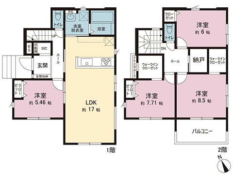新築戸建 我孫子市つくし野７丁目 JR成田線我孫子駅 4,299万円