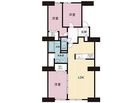 中古マンション 町田市山崎町 JR横浜線古淵駅 2,390万円