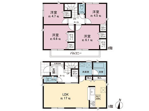 新築戸建 海老名市門沢橋２丁目 JR相模線門沢橋駅 3,280万円