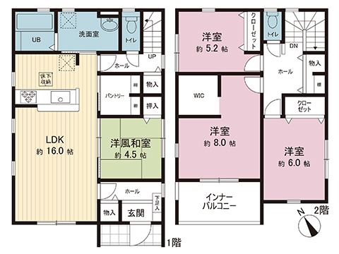 新築戸建 栃木市都賀町平川 東武宇都宮線野州平川駅 2,390万円