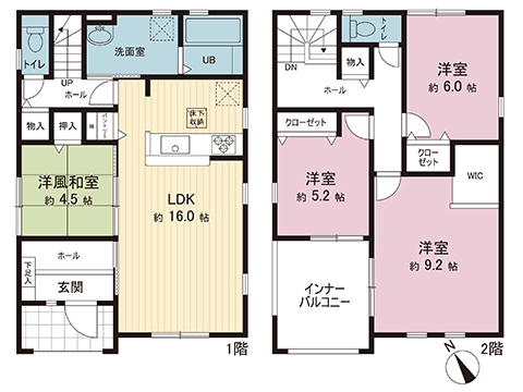 新築戸建 栃木市都賀町平川 東武宇都宮線野州平川駅 2,490万円