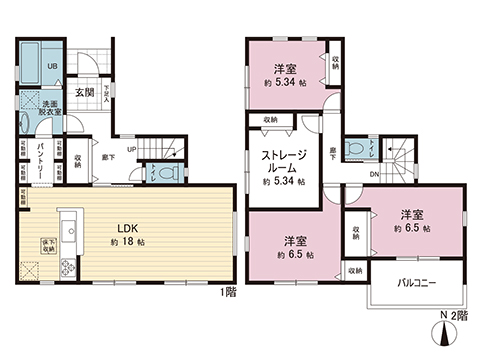 新築戸建 大和市福田 小田急江ノ島線高座渋谷駅 5,080万円