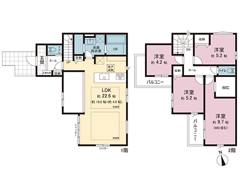 新築戸建 町田市木曽東３丁目 JR横浜線古淵駅 5,998万円
