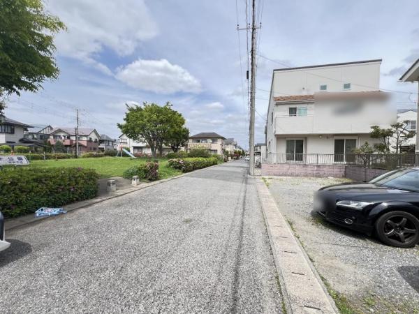 我孫子市南青山 戸建 前面道路含む現地写真