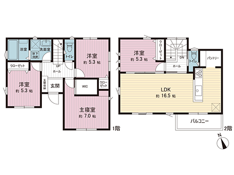 新築戸建 相模原市緑区東橋本３丁目 JR横浜線橋本駅 6,480万円
