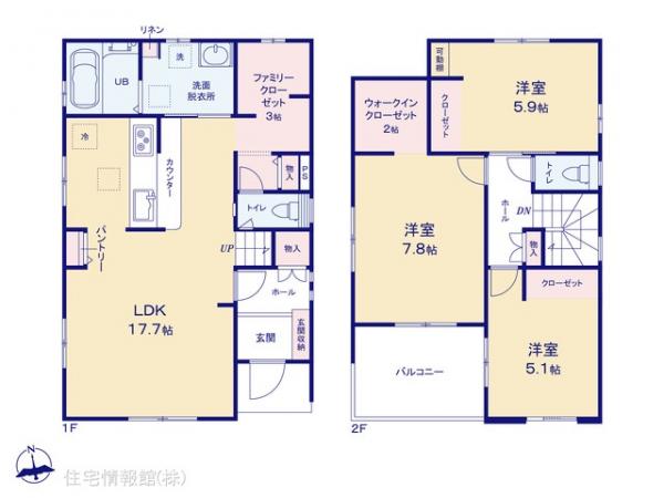 新築戸建 千葉県松戸市新松戸南２丁目151-1 千代田常磐線馬橋駅 5,380万円