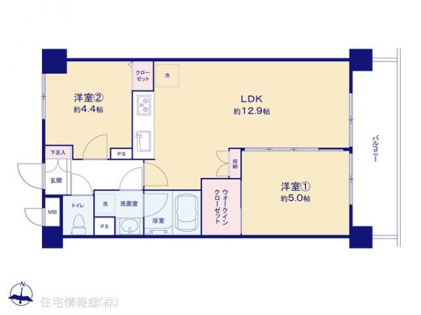 中古マンション 東京都小平市栄町１丁目3-25 西武拝島線東大和市駅 2,699万円