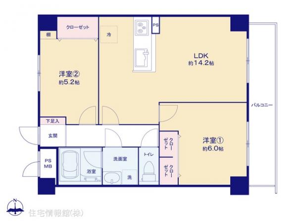 中古マンション 東京都三鷹市下連雀４丁目16-8 JR中央・総武線三鷹駅 5,099万円