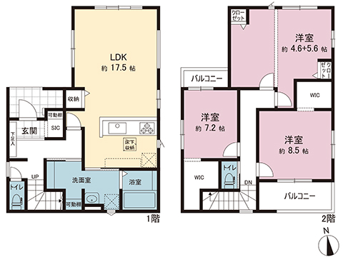 新築戸建 町田市忠生２丁目 JR横浜線淵野辺駅 4,698万円
