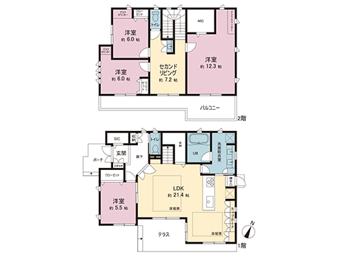 中古戸建 横浜市都筑区牛久保西３丁目 横浜市営地下鉄ブルーライン中川駅 1億4,900万円