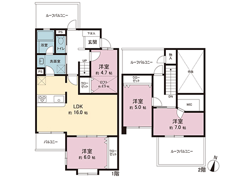 中古マンション さいたま市北区今羽町 埼玉新都市交通伊奈線吉野原駅 2,380万円
