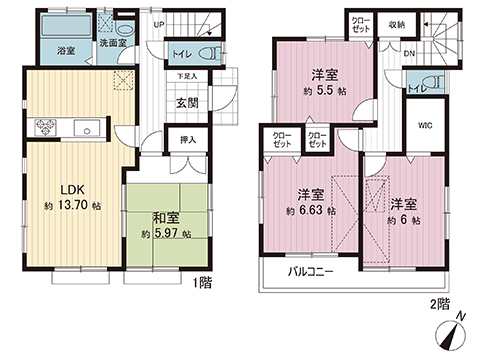 中古戸建 町田市本町田 小田急線玉川学園前駅 3,499万円