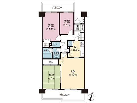 中古マンション さいたま市北区日進町３丁目 JR川越線日進駅 2,180万円