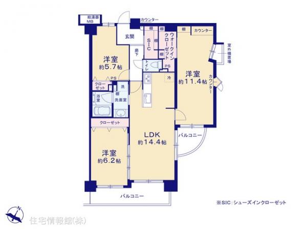 中古マンション 埼玉県さいたま市南区白幡５丁目8-18 JR埼京線武蔵浦和駅 4,899万円