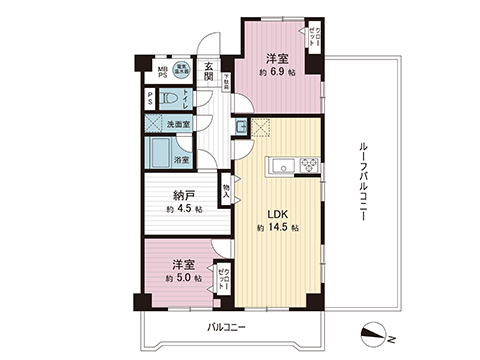 中古マンション 福生市本町 JR青梅線福生駅 1,998万円