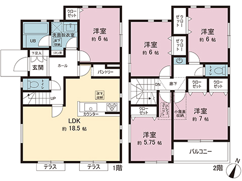 新築戸建 綾瀬市上土棚北２丁目 小田急江ノ島線長後駅 4,380万円
