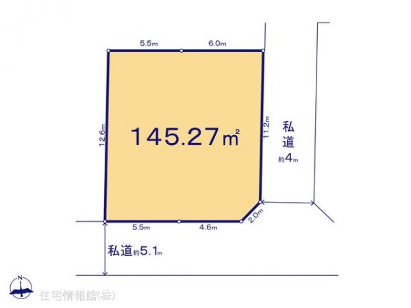 土地 東京都小平市小川町１丁目887-27 西武国分寺線鷹の台駅 4,180万円