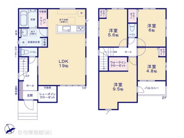 新築戸建 千葉県松戸市六高台７丁目117-2 東武野田線六実駅 3,899万円
