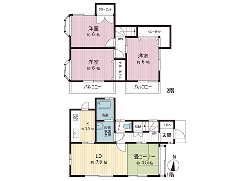 中古戸建 町田市金森３丁目 東急田園都市線南町田グランベリーパーク駅 3,499万円