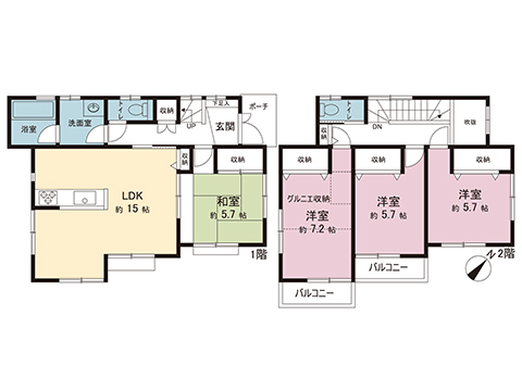 中古戸建 町田市相原町 京王相模原線橋本駅 3,300万円