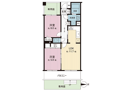 中古マンション 東村山市久米川町４丁目 西武新宿線東村山駅 2,790万円