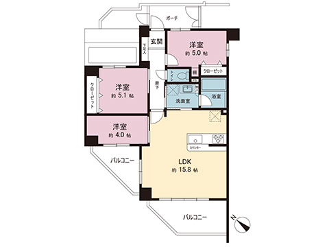 中古マンション 東村山市栄町３丁目 西武多摩湖線八坂駅 4,199万円