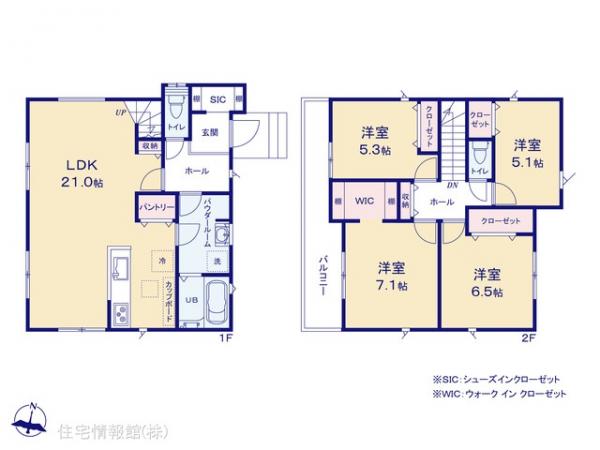 新築戸建 神奈川県横浜市瀬谷区阿久和東３丁目9-11 相鉄本線三ツ境駅 5,490万円