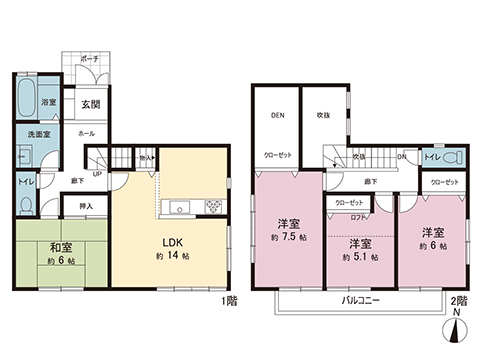 中古戸建 町田市上小山田町 JR横浜線淵野辺駅 2,380万円