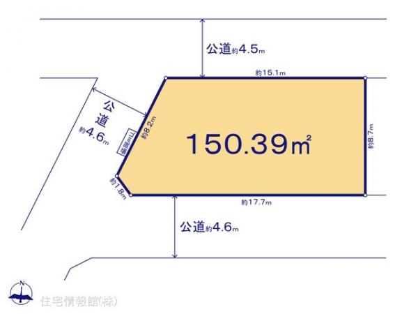 土地 神奈川県座間市南栗原４丁目9 相鉄本線かしわ台駅 3,380万円