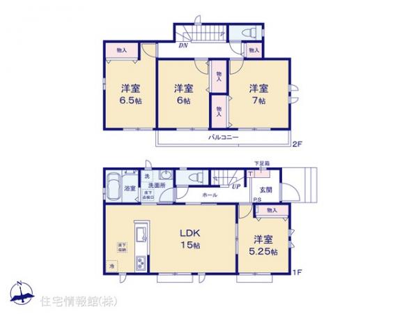 新築戸建 東京都西多摩郡瑞穂町大字高根653-28 JR八高線（八王子〜高麗川）箱根ヶ崎駅 2,690万円