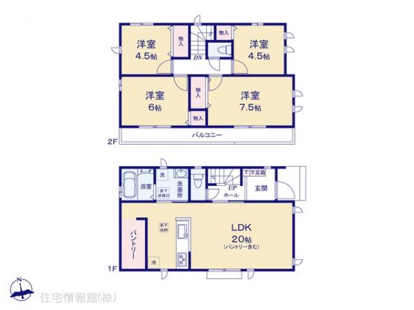 新築戸建 東京都西多摩郡瑞穂町大字高根653-28 JR八高線（八王子〜高麗川）箱根ヶ崎駅 2,590万円
