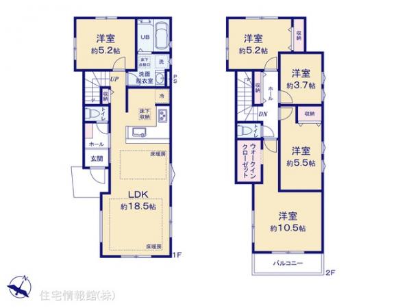 新築戸建 東京都府中市浅間町４丁目10-15 京王線東府中駅 6,199万円