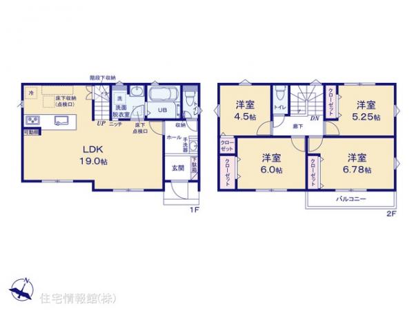 新築戸建 埼玉県北葛飾郡松伏町大字松伏2485 東武伊勢崎線北越谷駅 3,090万円