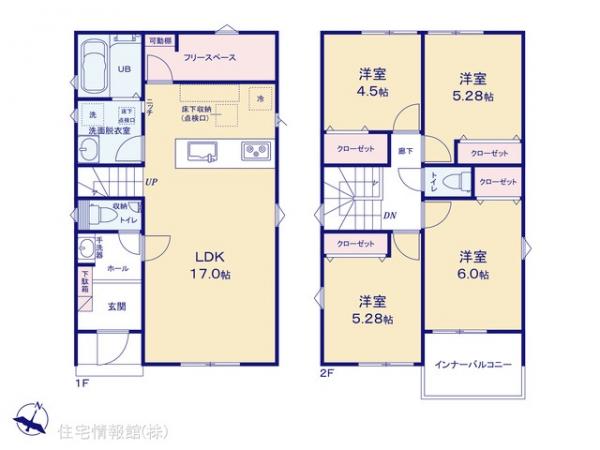 新築戸建 埼玉県北葛飾郡松伏町大字松伏2485 東武伊勢崎線北越谷駅 2,990万円